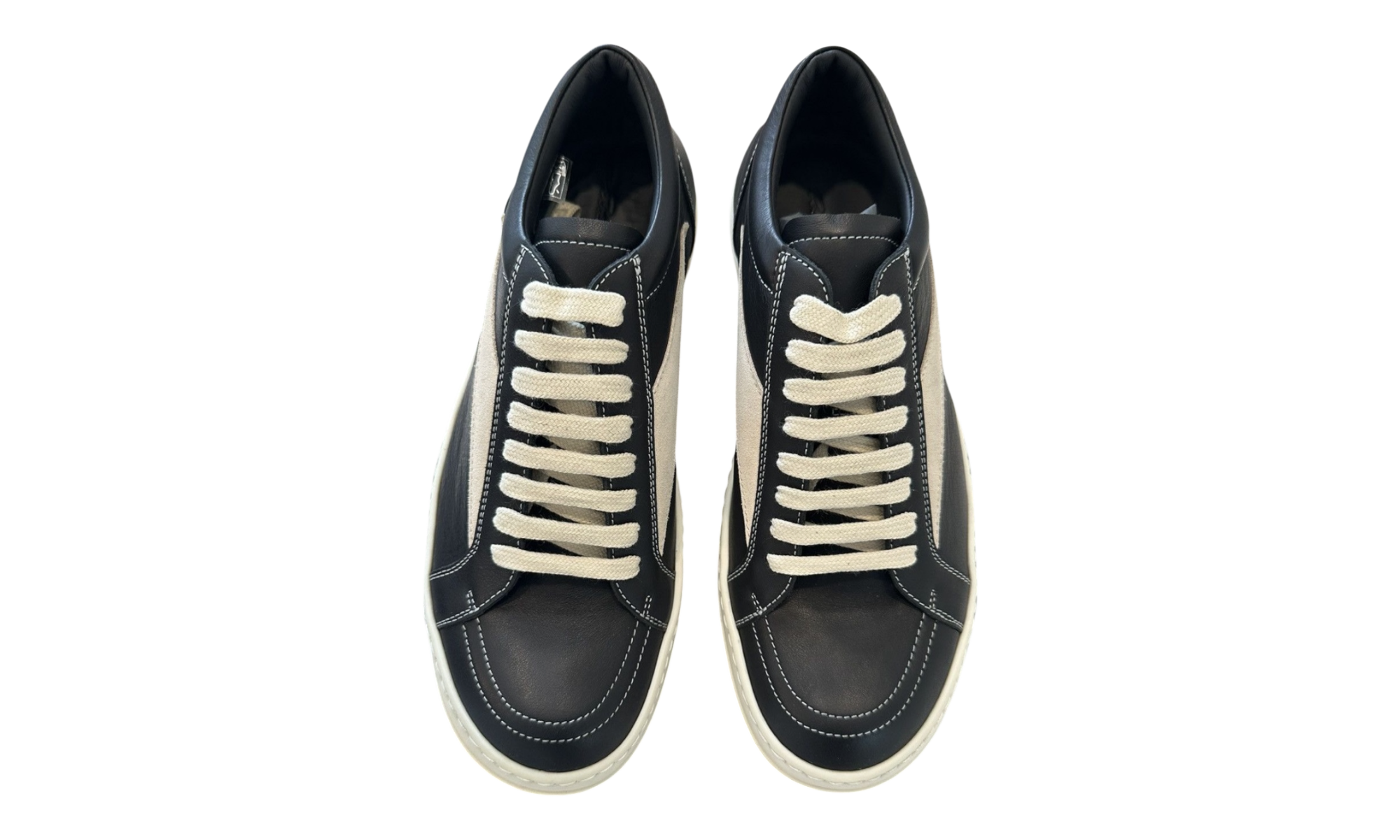 Rick Owens Mainline Vintage Low Black Sneakers
