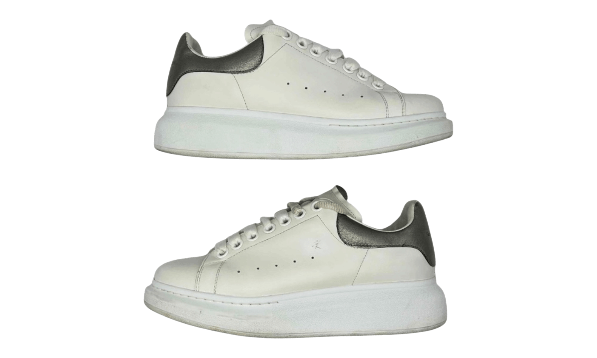 Alexander McQueen Oversized White Metallic (Preowned)