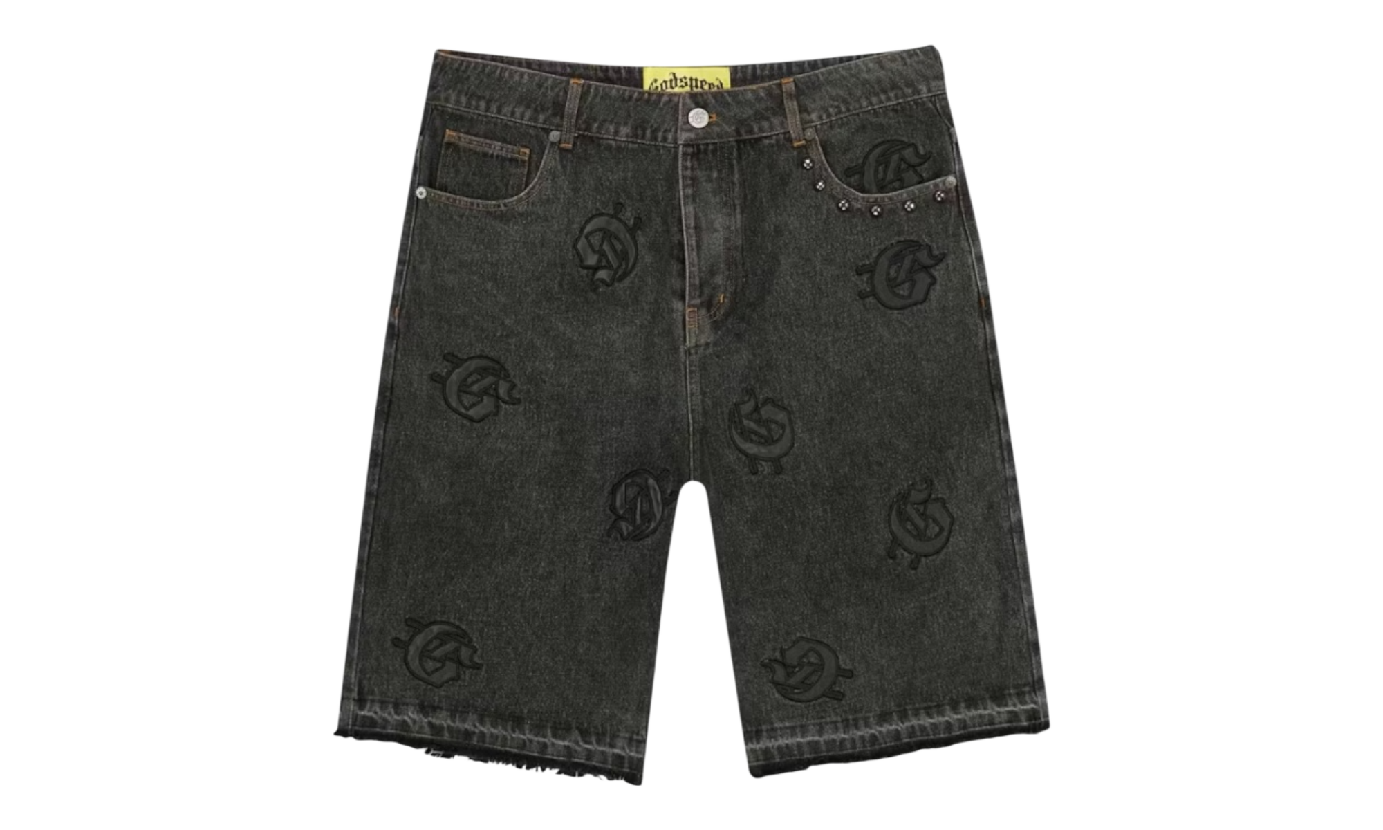 Godspeed Infinity Washed Black Jean Shorts