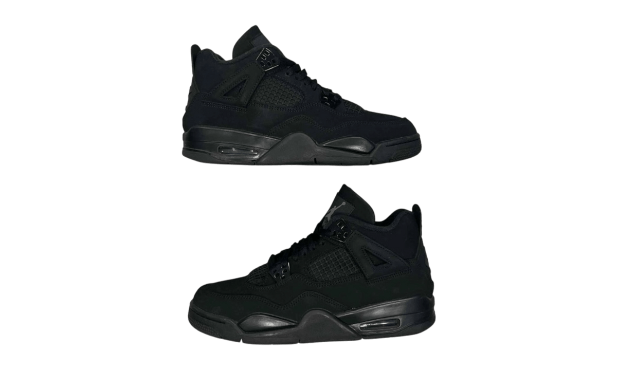 Jordan 4 Retro Black Cat (2025) (GS) (PreOwned)
