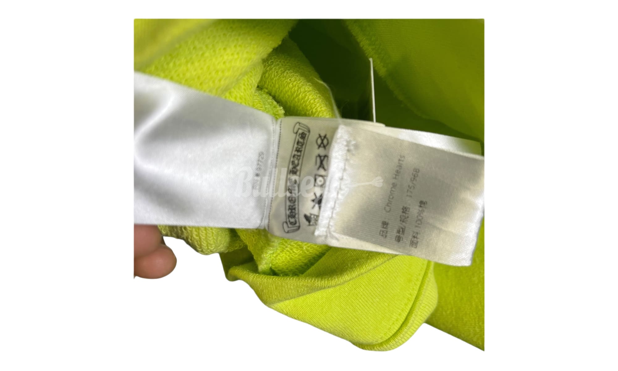 Chrome Hearts Matty Boy "Link" Lime Green Hoodie