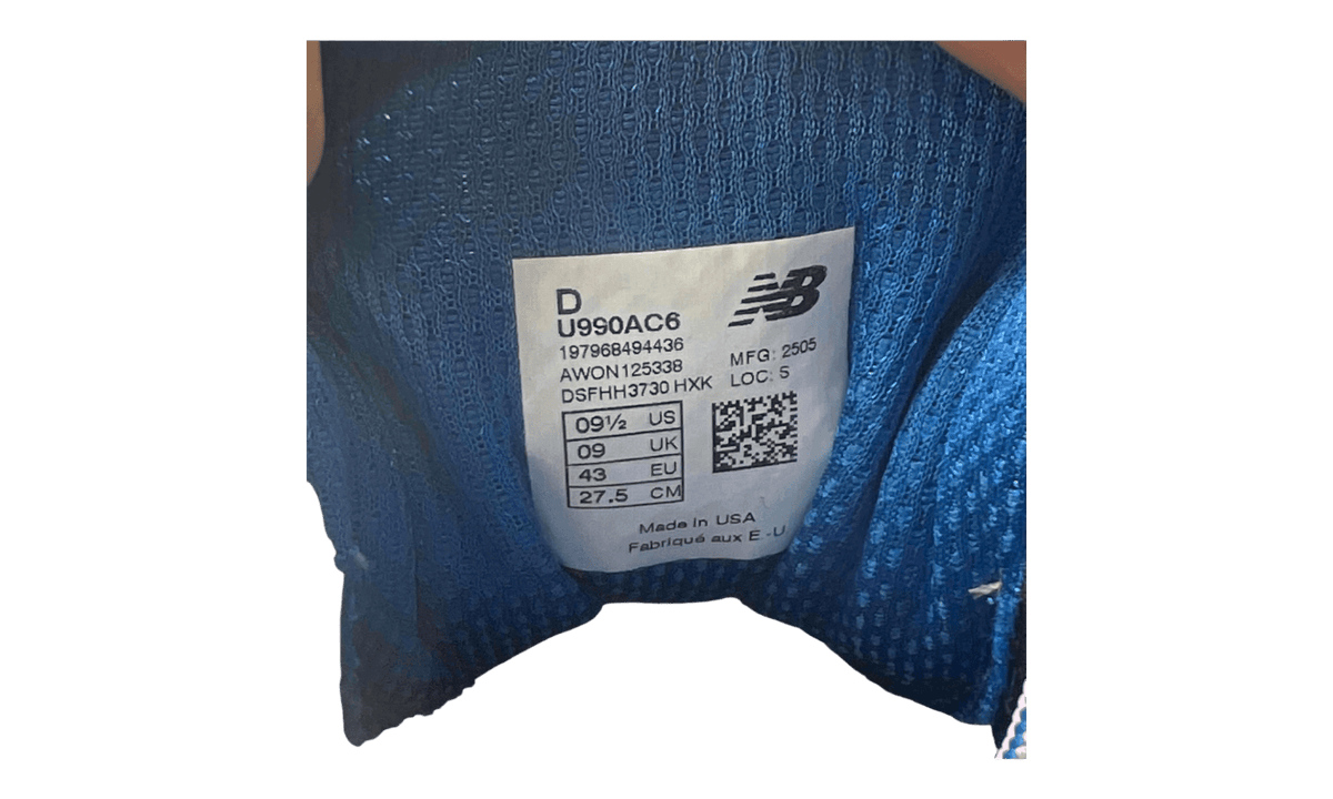New Balance 990v6 MiUSA Action Bronson Untitled (PreOwned)