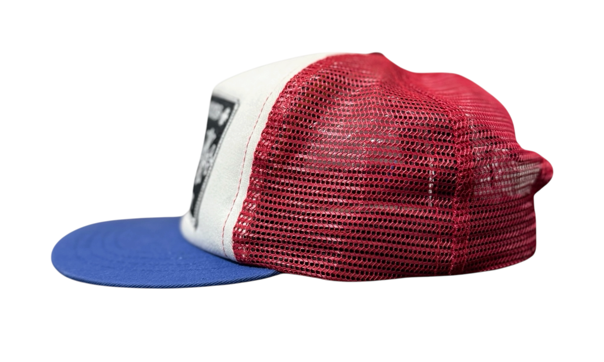 Chrome Hearts CH Hollywood Trucker Hat Red/White/Blue