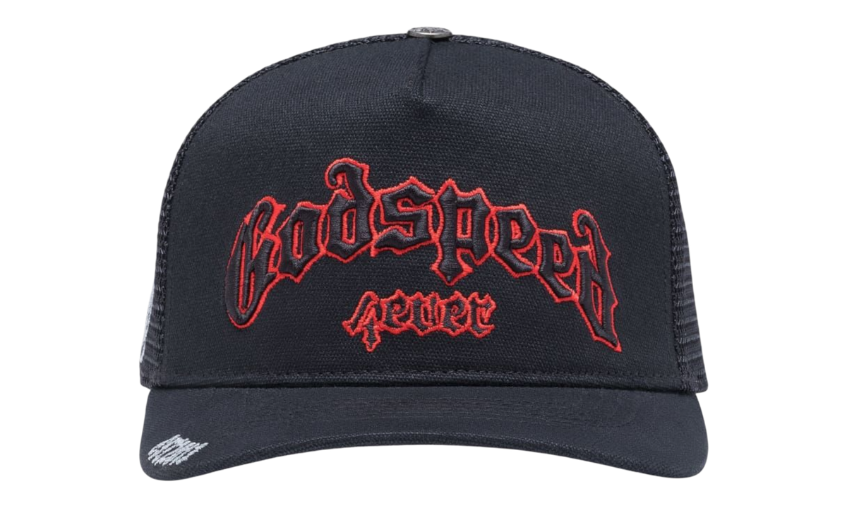 Godspeed Forever Black/Red Trucker Hat