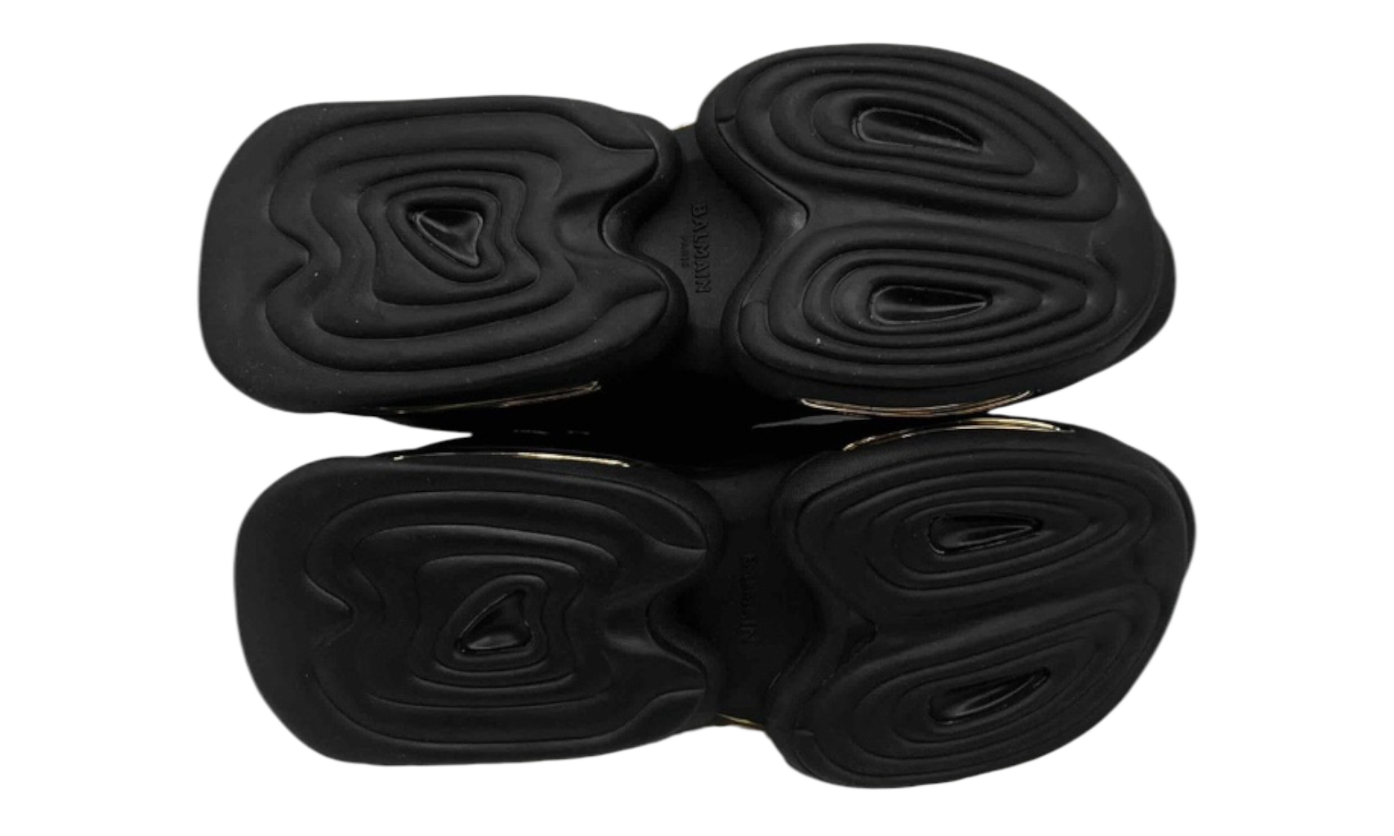 Balmain B-Bold Low-Top Black Gold (PreOwned)