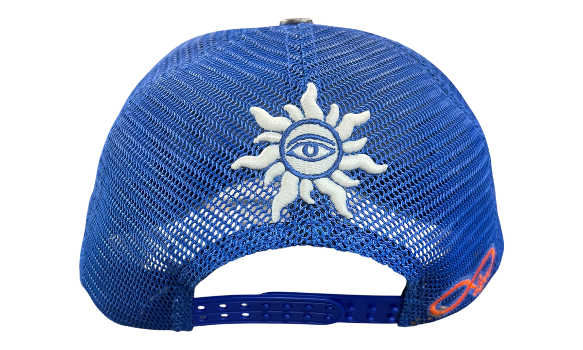 Godspeed Forever Blue Orange Trucker Hat (PreOwned) (No Pins)