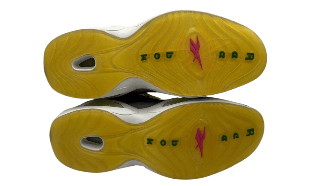 Reebok Question Low BBC Ice Cream Running Dog Yellow Green (PreOwned)