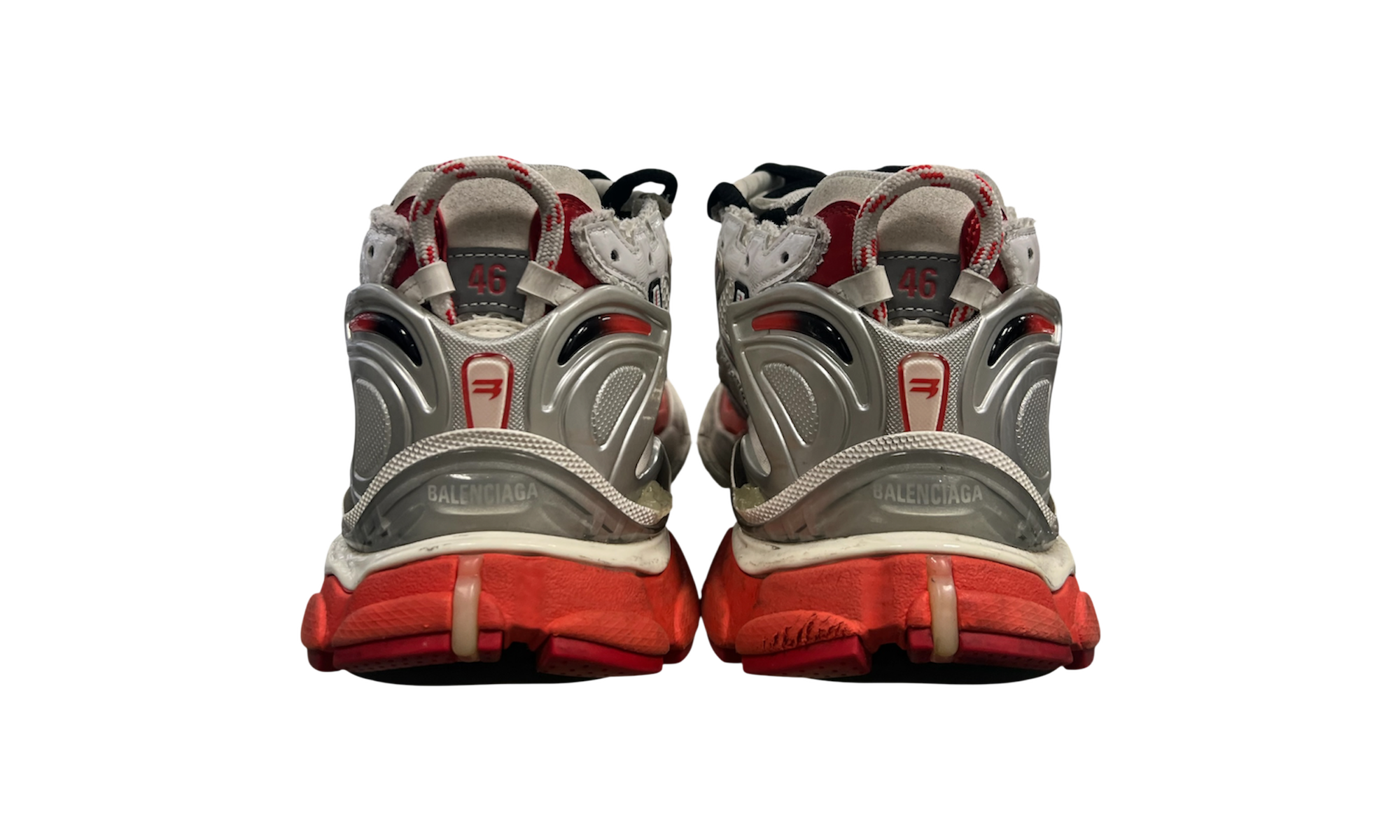 Balenciaga Runner White Red Black (PreOwned)