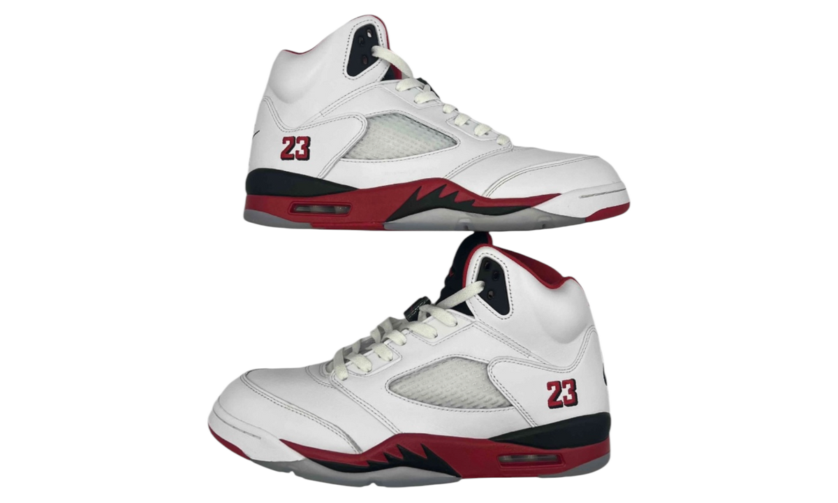 Air Jordan 5 Retro "Fire Red" Black Tongue 2025 (PreOwned) (Rep Box)