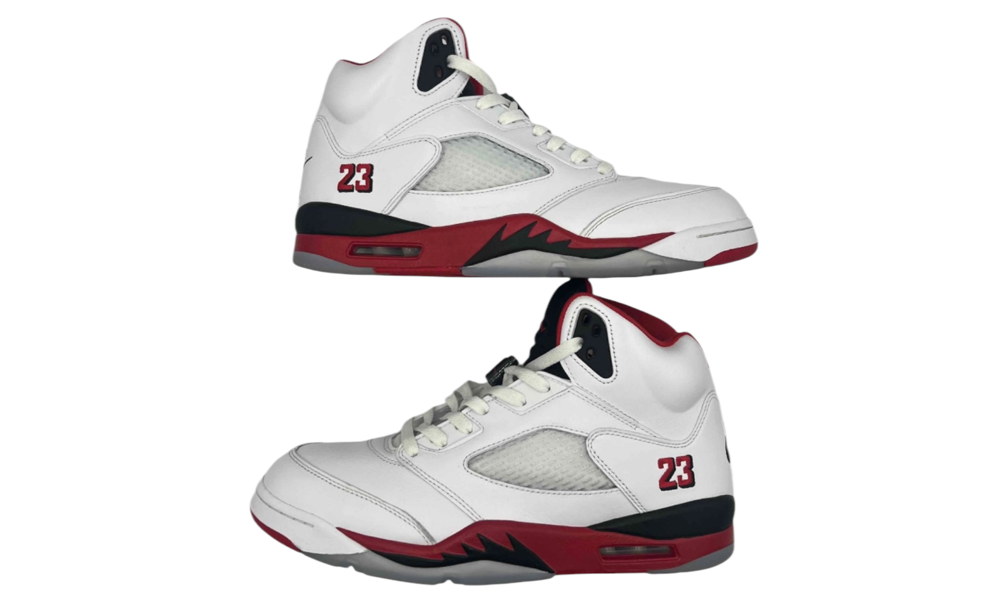 Air Jordan 5 Retro "Fire Red" Black Tongue 2025 (PreOwned) (No Box)