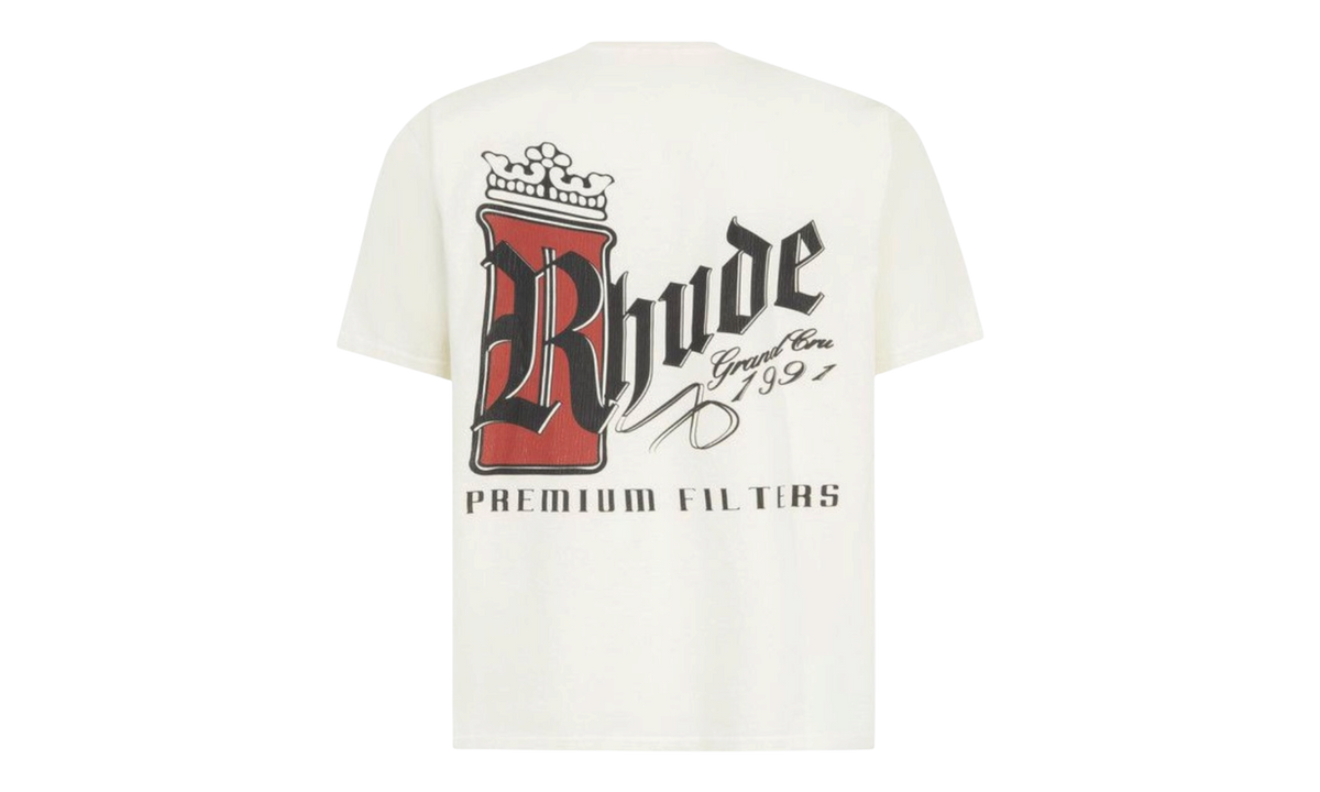 Rhude Fumar 91 Tee Vintage White/Black/Red