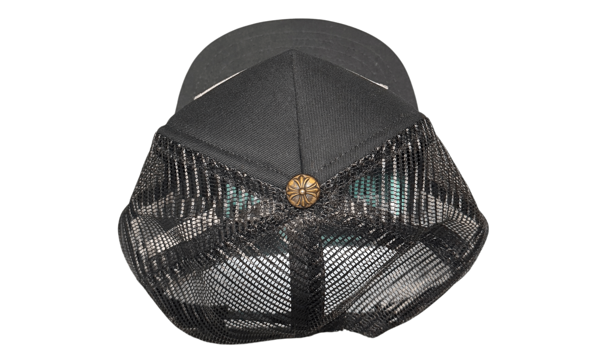 Chrome Hearts CH Hollywood Trucker Hat Black/Black
