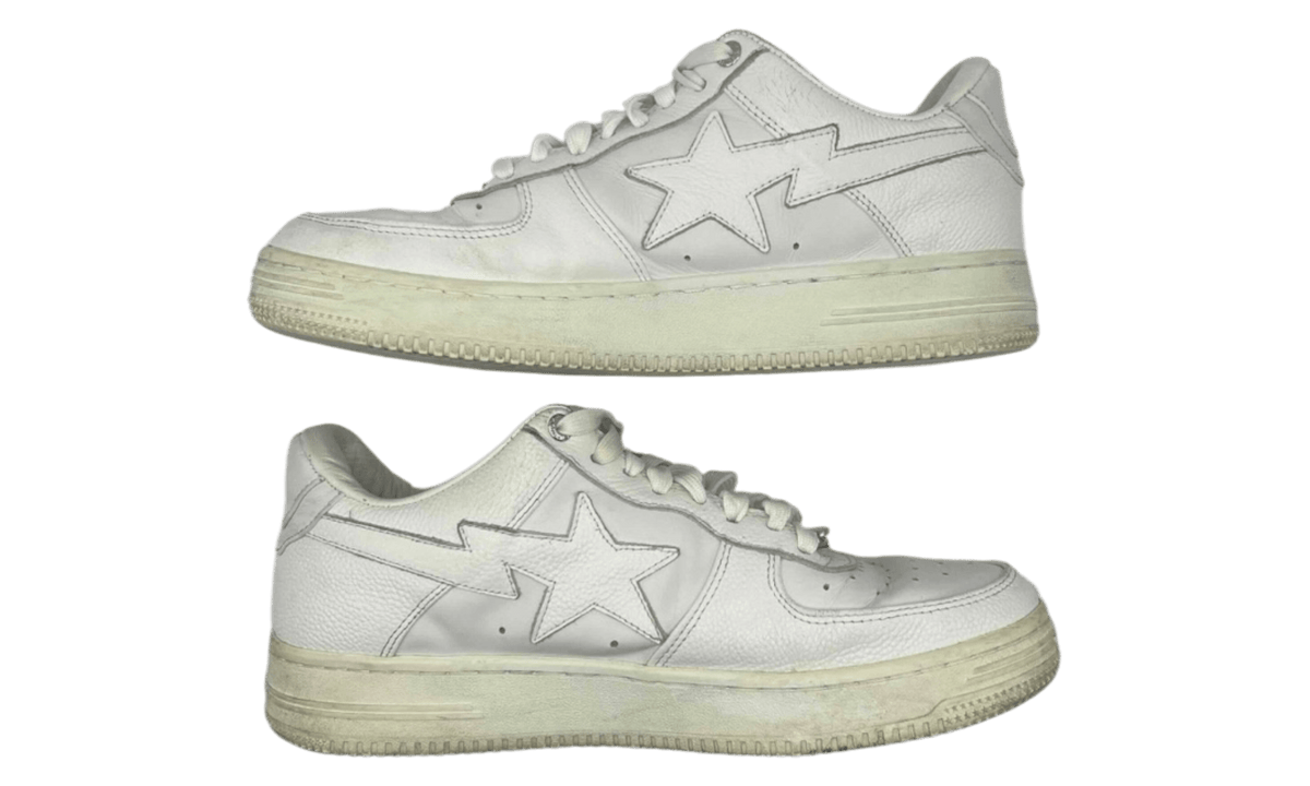 A Bathing Ape Bape Sta Triple White (PreOwned)