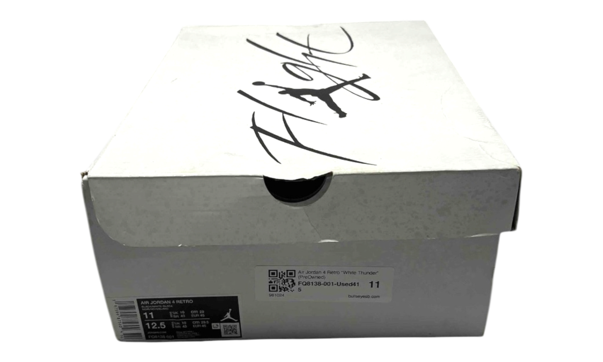 Air Jordan 4 Retro “White Thunder” (PreOwned)