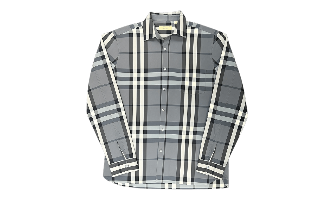 Burberry Brit Check Pattern Button Up Shirt (PreOwned)