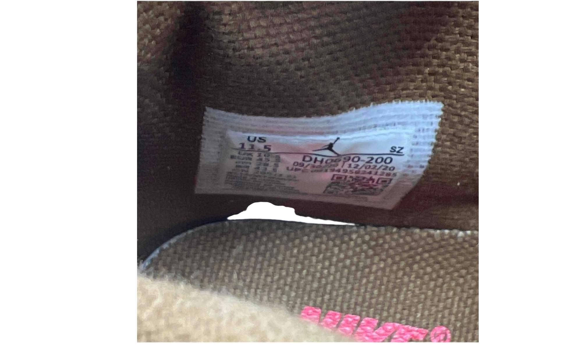 Jordan 6 Retro Travis Scott British Khaki (PreOwned)