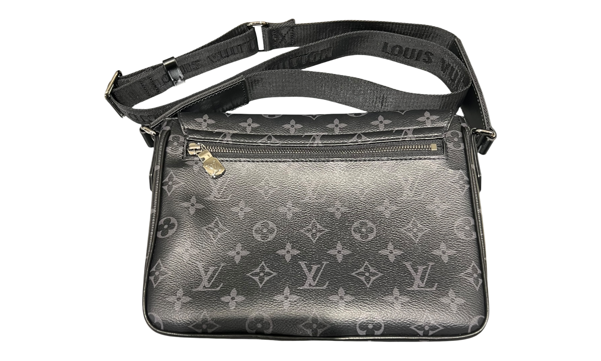 Louis Vuitton Messenger District Monogram Eclipse PM Noir Black (PreOwned)