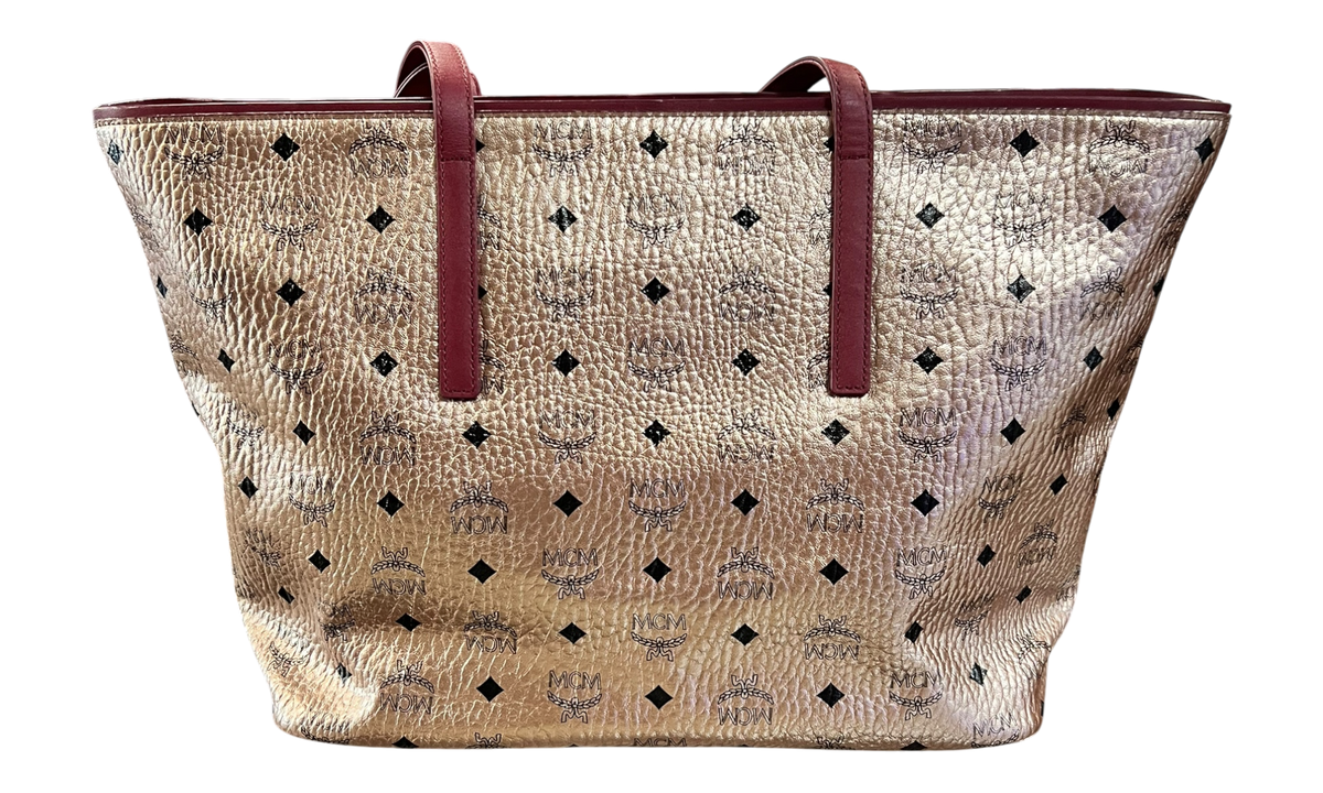 MCM Anya Champagne Pink Medium Shopper Tote (PreOwned)