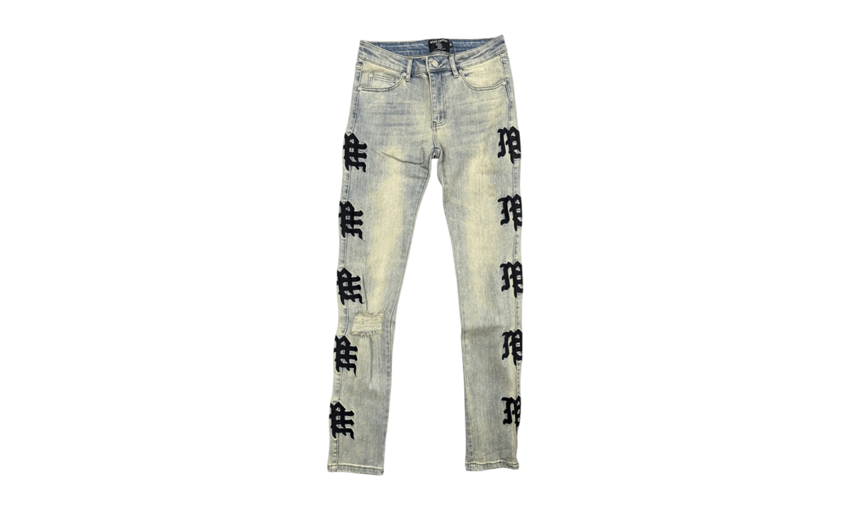 Mixed Emotion "Desert" Monogram Denim