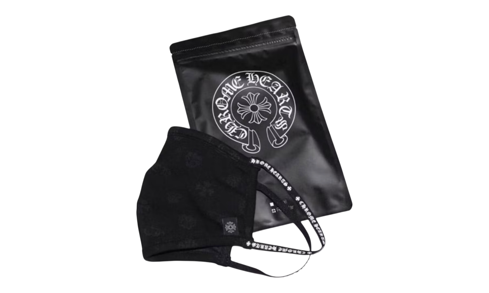 Chrome Hearts Motif Black Facemask