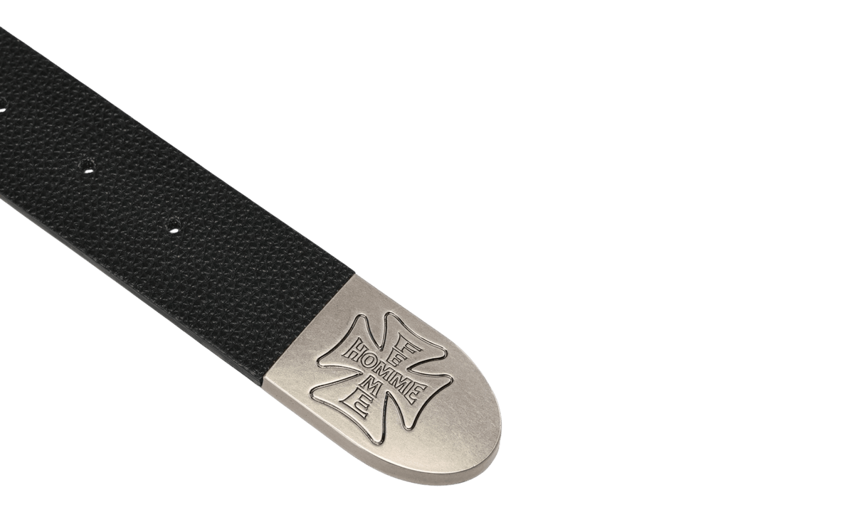Homme + Femme Crest Patch Black on Black Belt