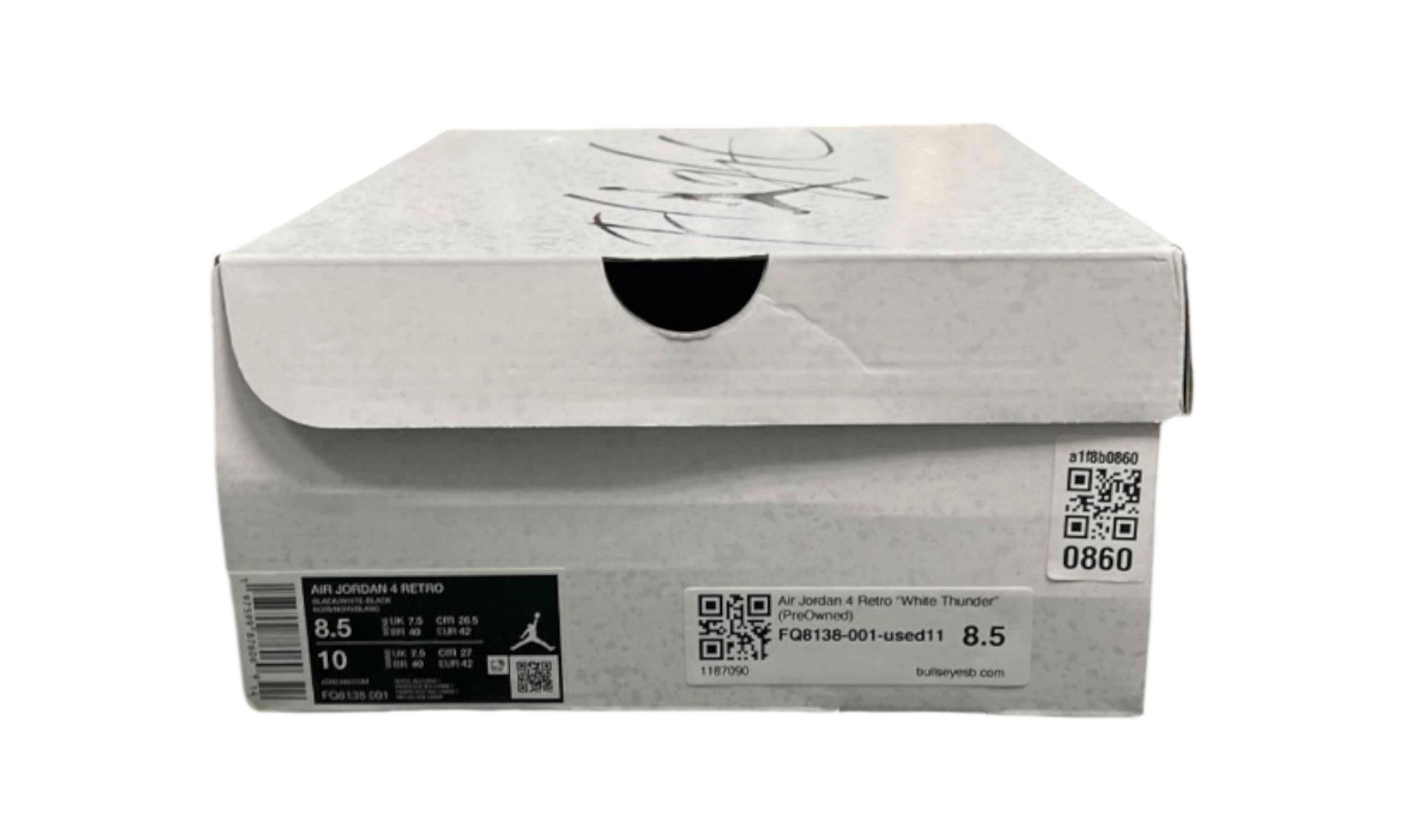 Air Jordan 4 Retro “White Thunder” (PreOwned)
