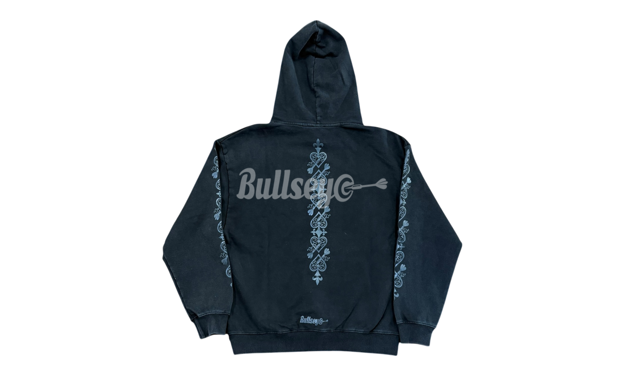 Bullseye Ace of Darts Washed Black Sweatsuit (Hoodie & Sweatpants)