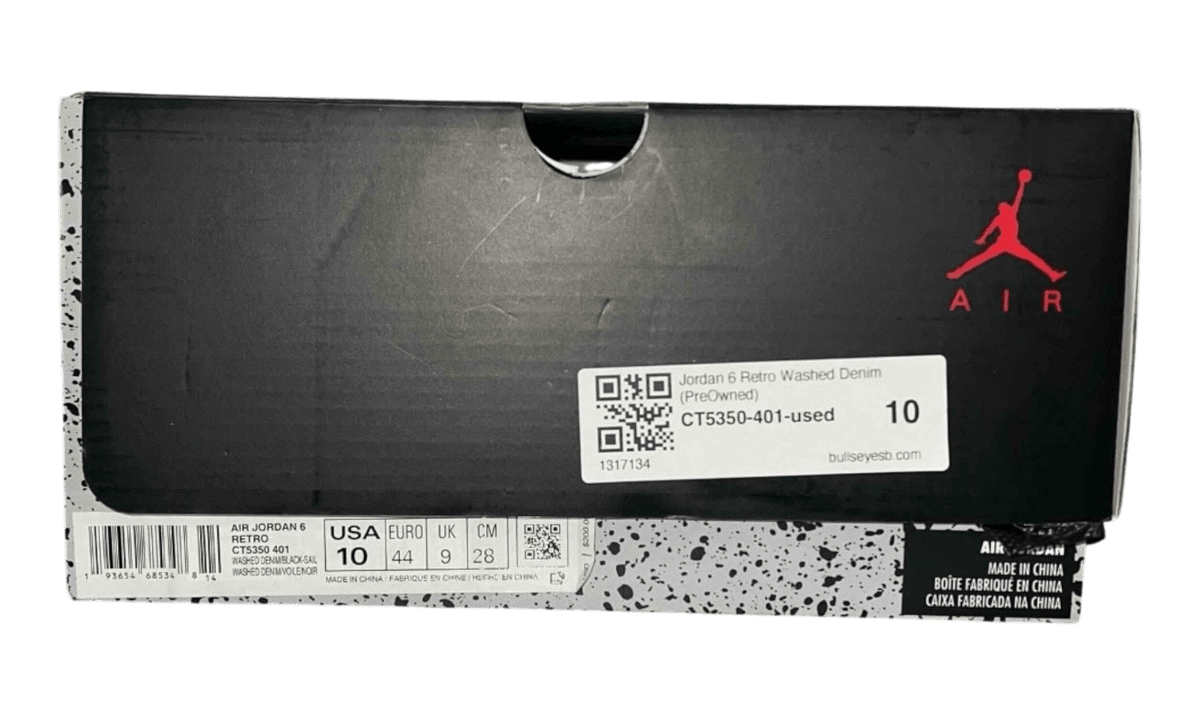 Jordan 6 Retro Washed Denim (PreOwned)