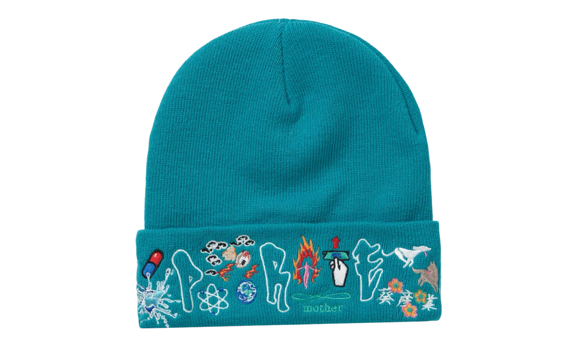 Supreme AOI Icons Beanie Dark Aqua