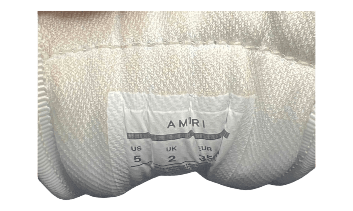AMIRI Skel Top Low White Black White (PreOwned)