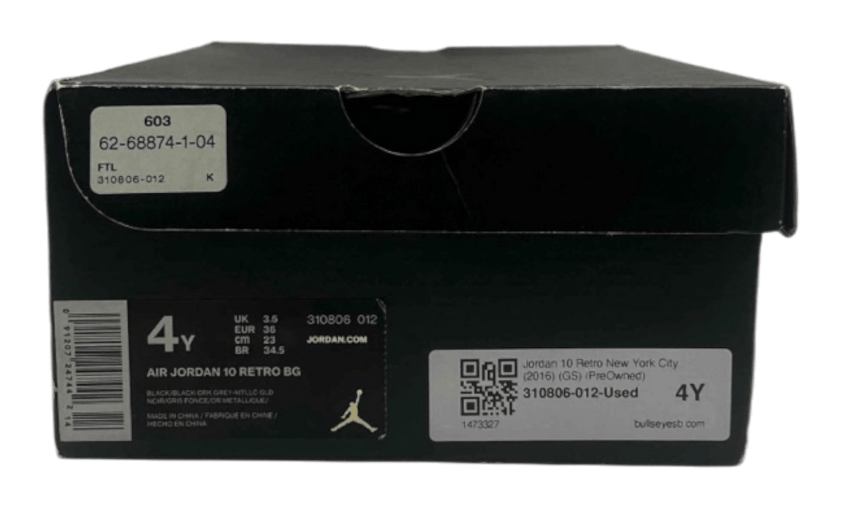 Jordan 10 Retro New York City (2016) (GS) (PreOwned)