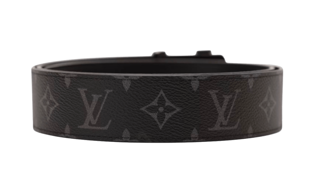 Louis Vuitton Monogram Eclipse Black/Gray LV Initiales Belt