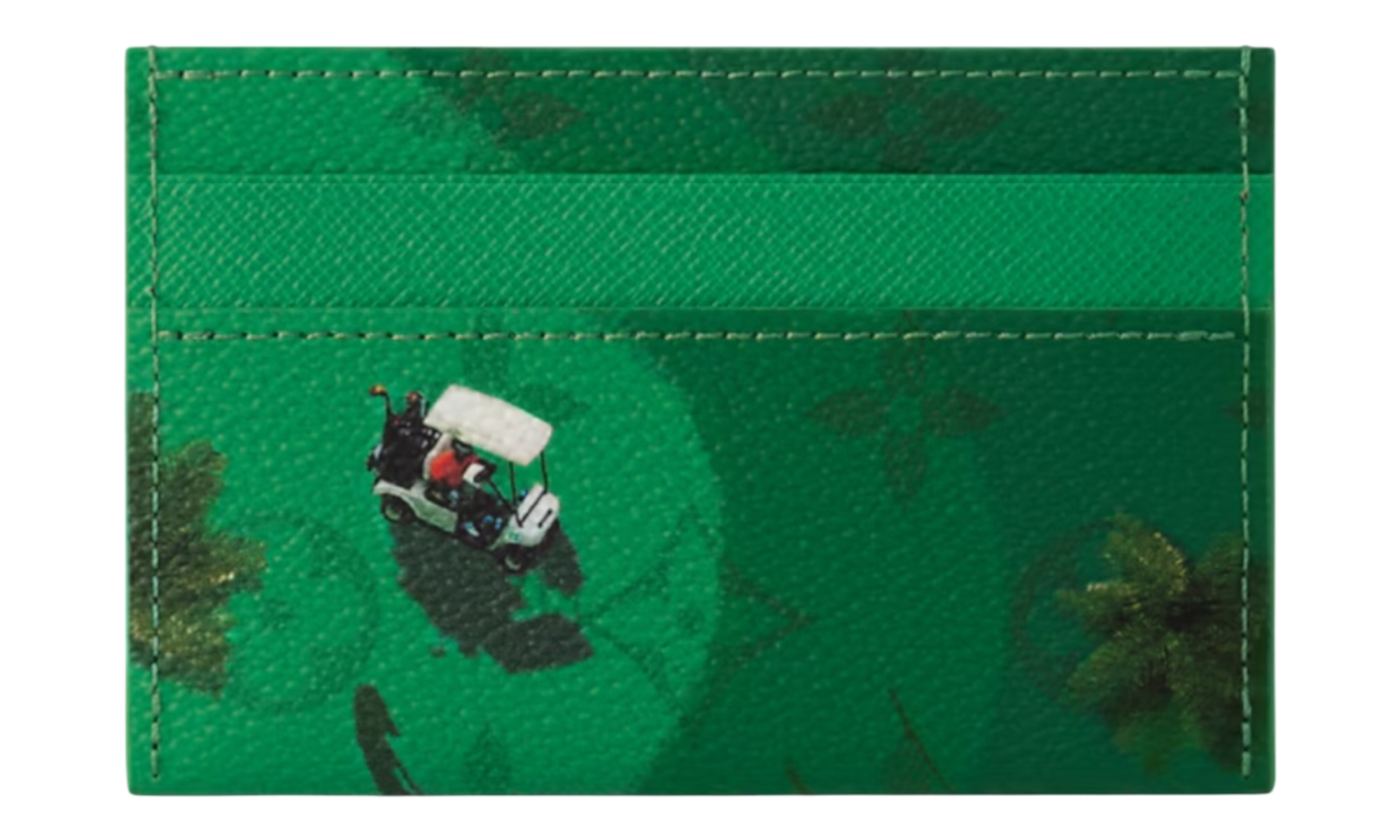 Louis Vuitton Golf Card Case Green