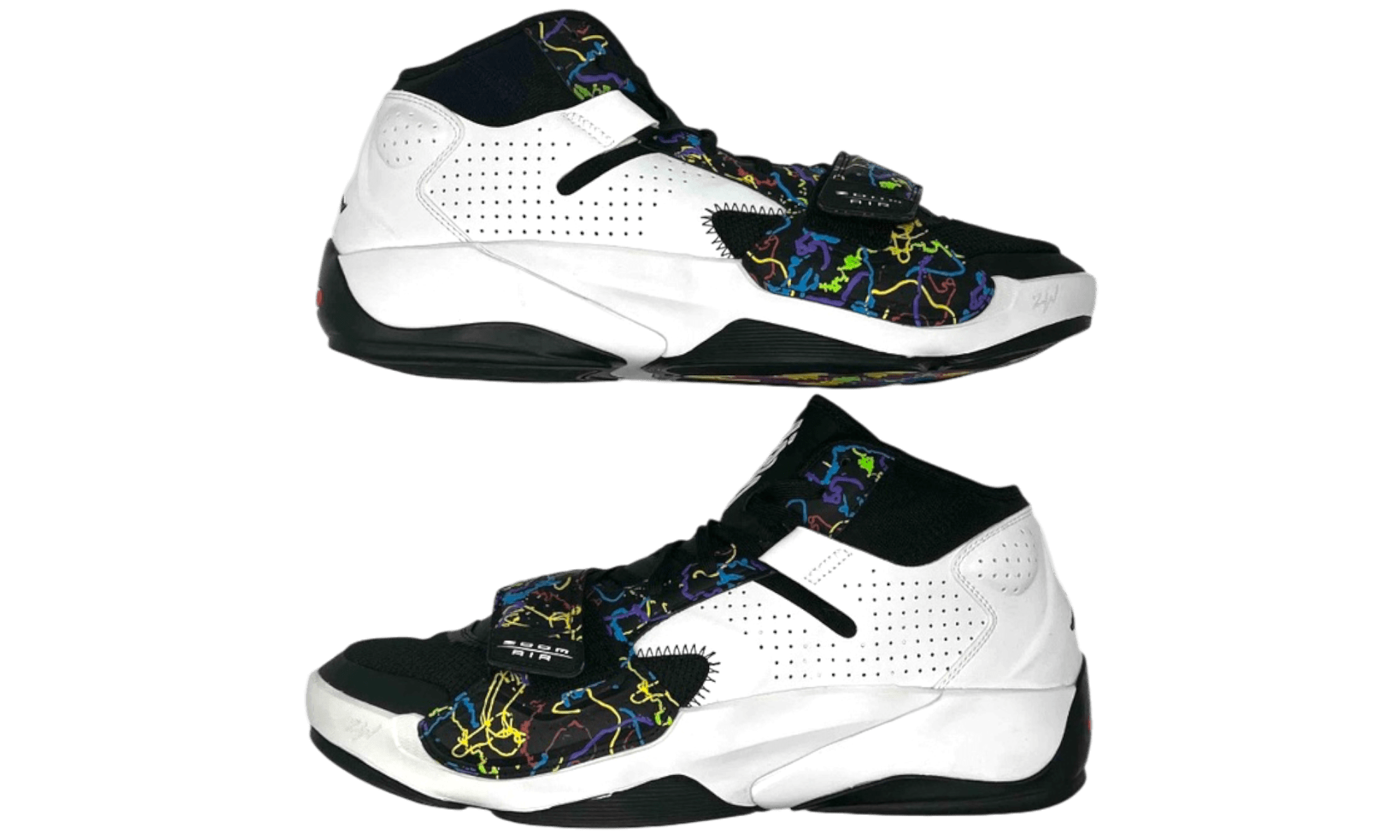 Jordan Zion 2 Noah White Black Multi-Color (PreOwned)