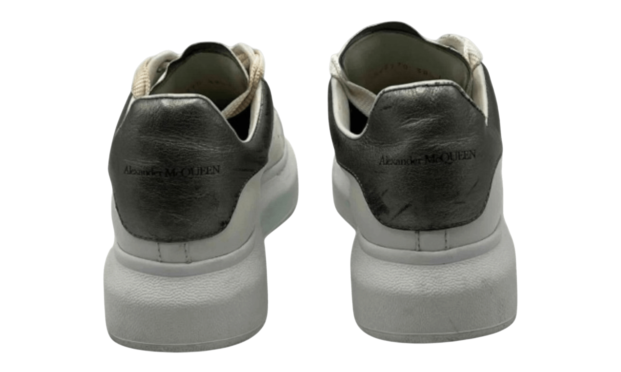 Alexander McQueen Oversized White Metallic (Preowned)