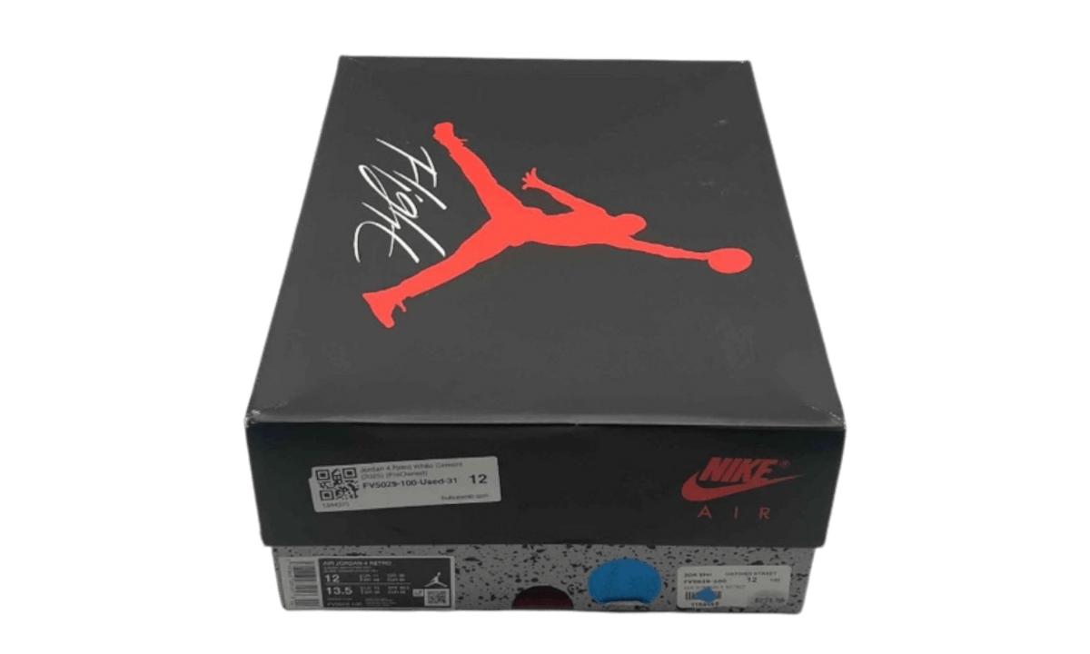 Jordan 4 Retro White Cement (2025) (PreOwned)