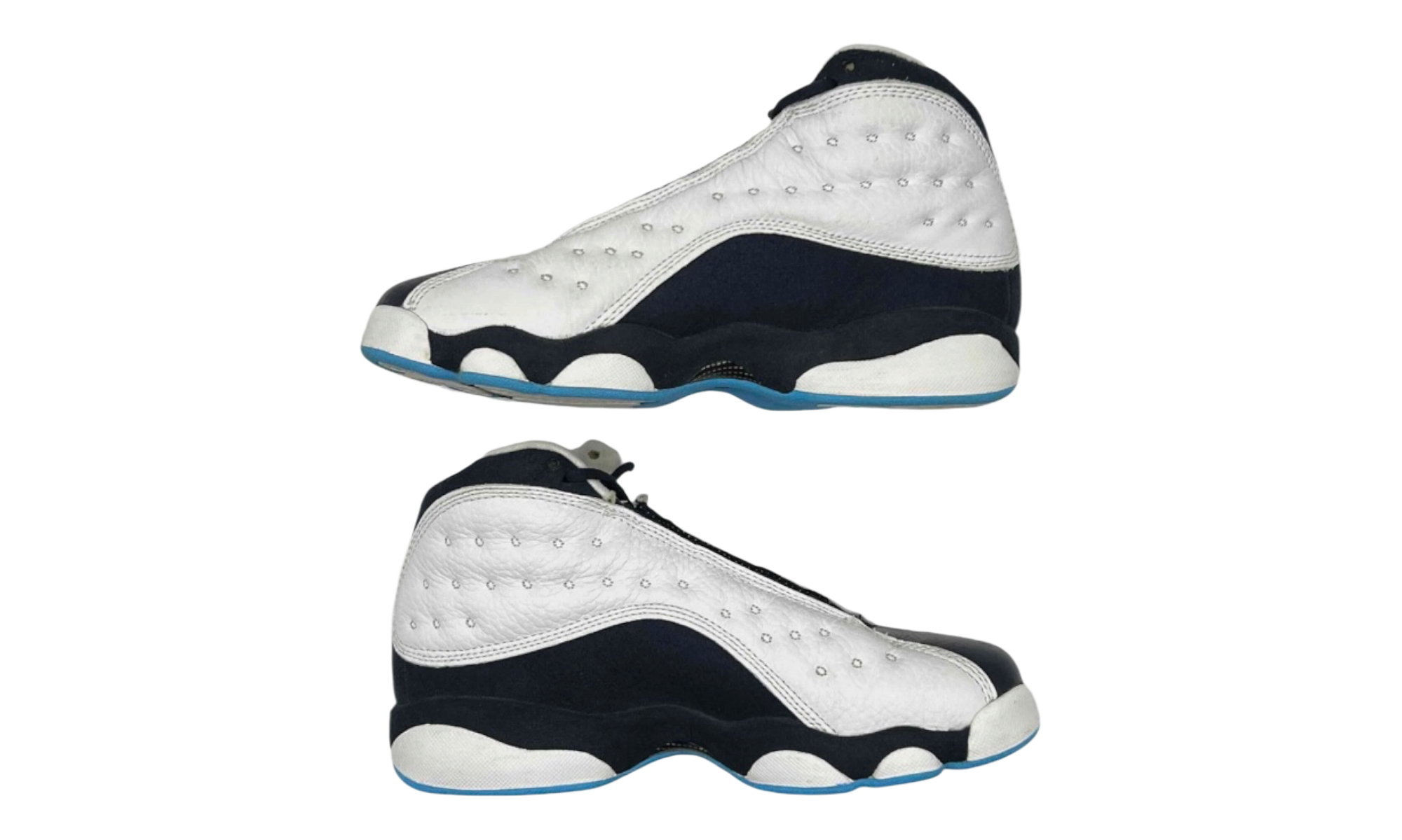 Jordan 13 Retro White Obsidian Powder Blue (GS) (PreOwned) (No Box)