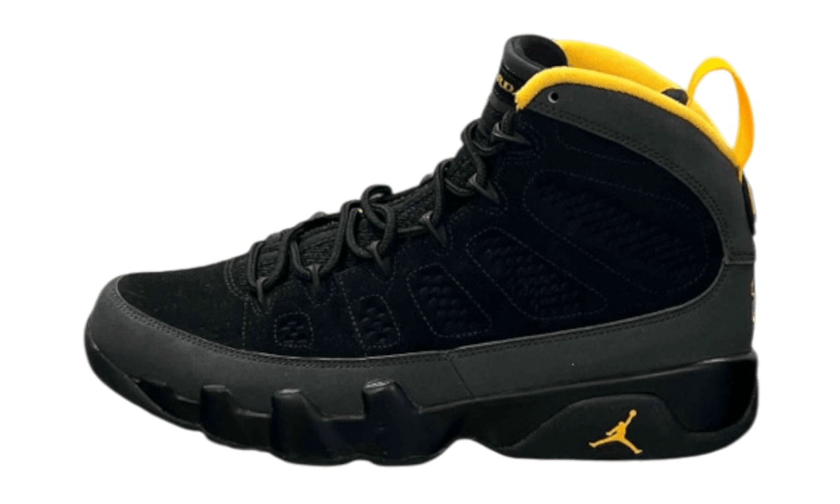 Air Jordan 9 Retro "Dark Charcoal University Gold" (PreOwned) (No Box)