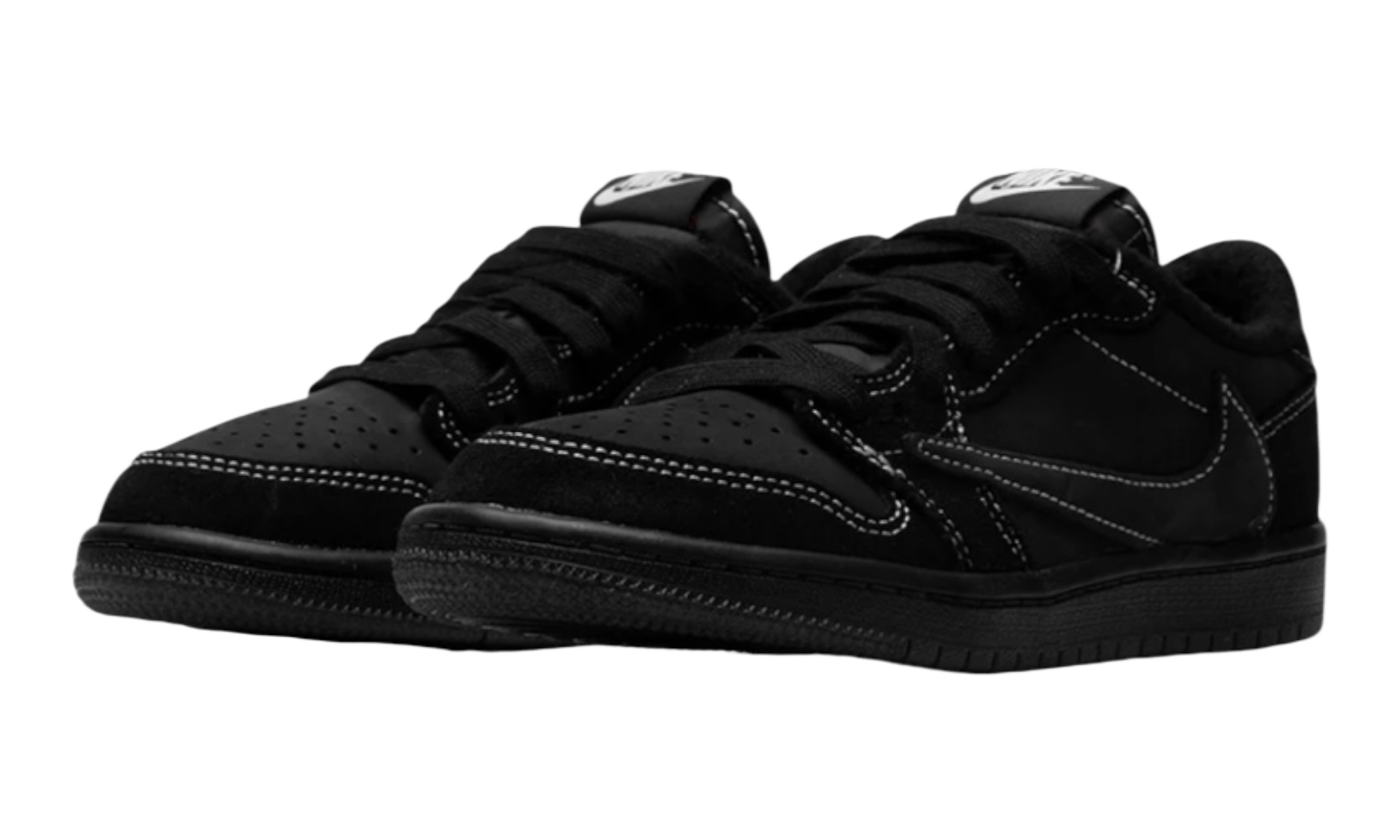 Travis Scott x Air Jordan 1 Low OG SP "Black Phantom" PS