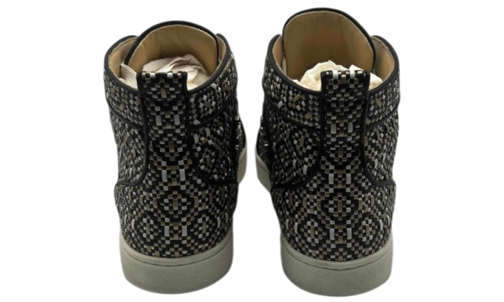 Christian Louboutin Woven Leather Louis Orlato Sneaker (PreOwned)