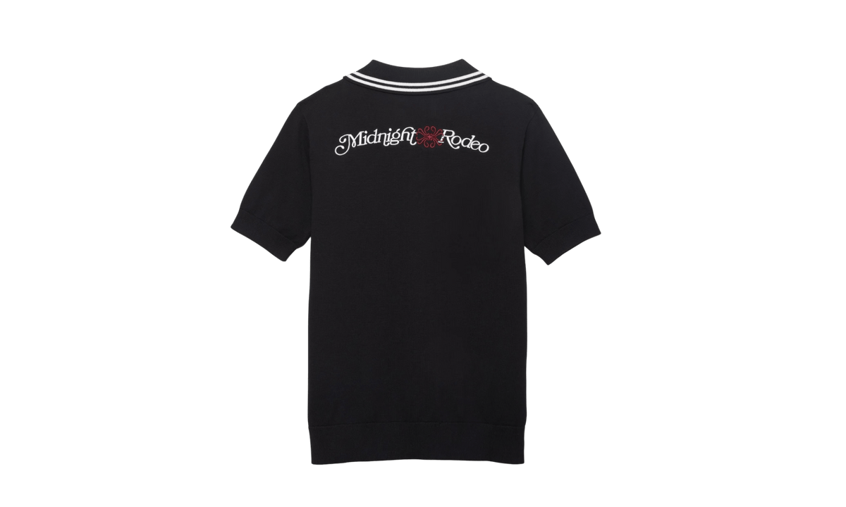 Midnight Rodeo "Signature" Sweater Polo Black