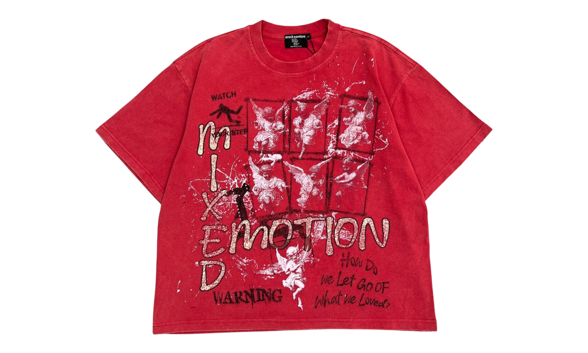 Mixed Emotions Crimson Red T-Shirt