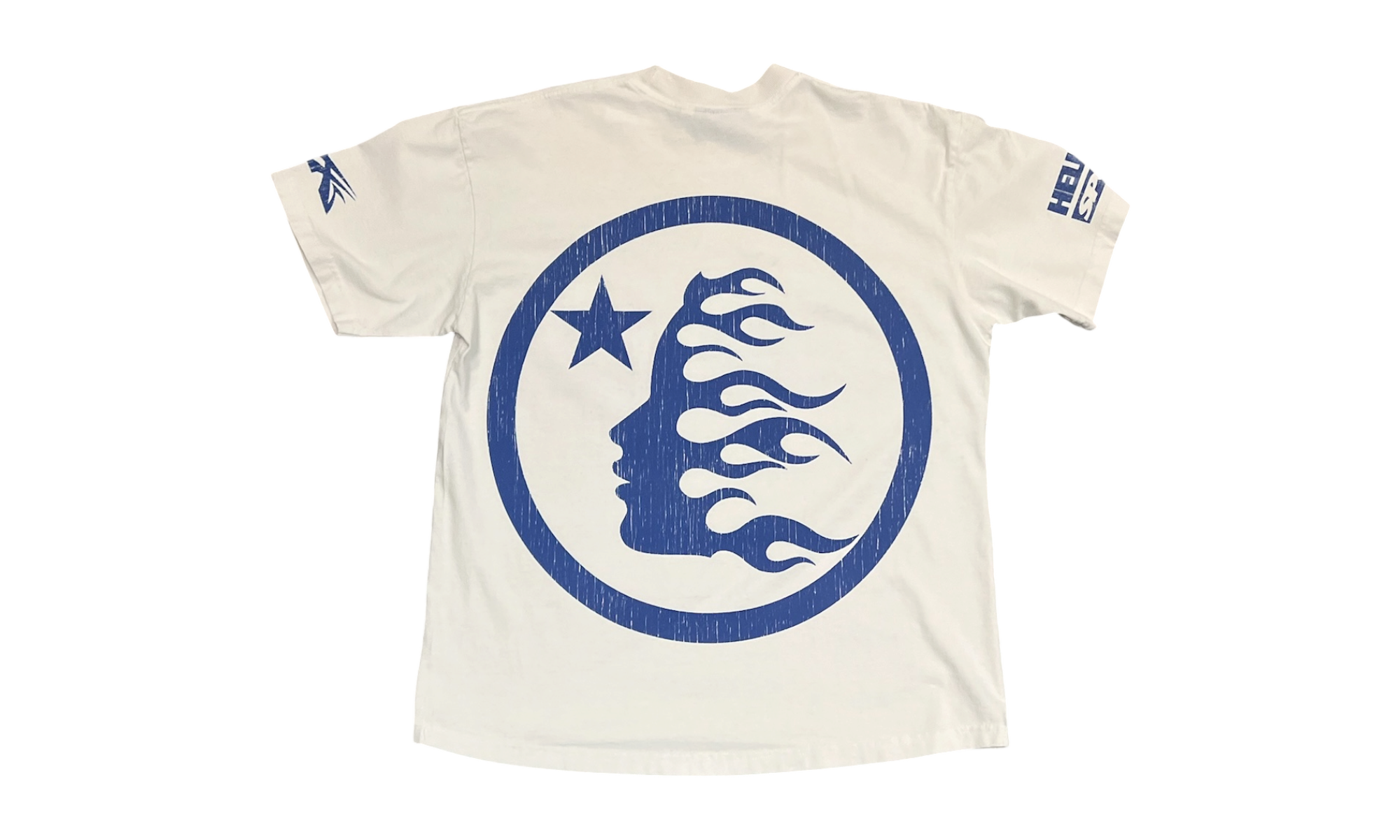 Hellstar Beat Us! T-shirt White/Blue (Preowned)