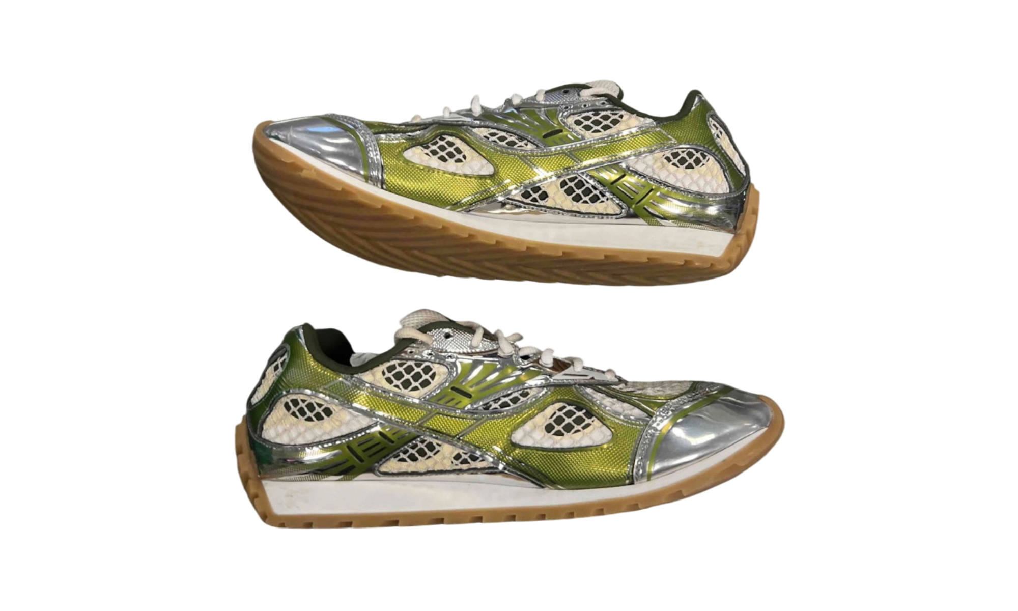 Bottega Veneta Orbit Mud/White Sneakers
