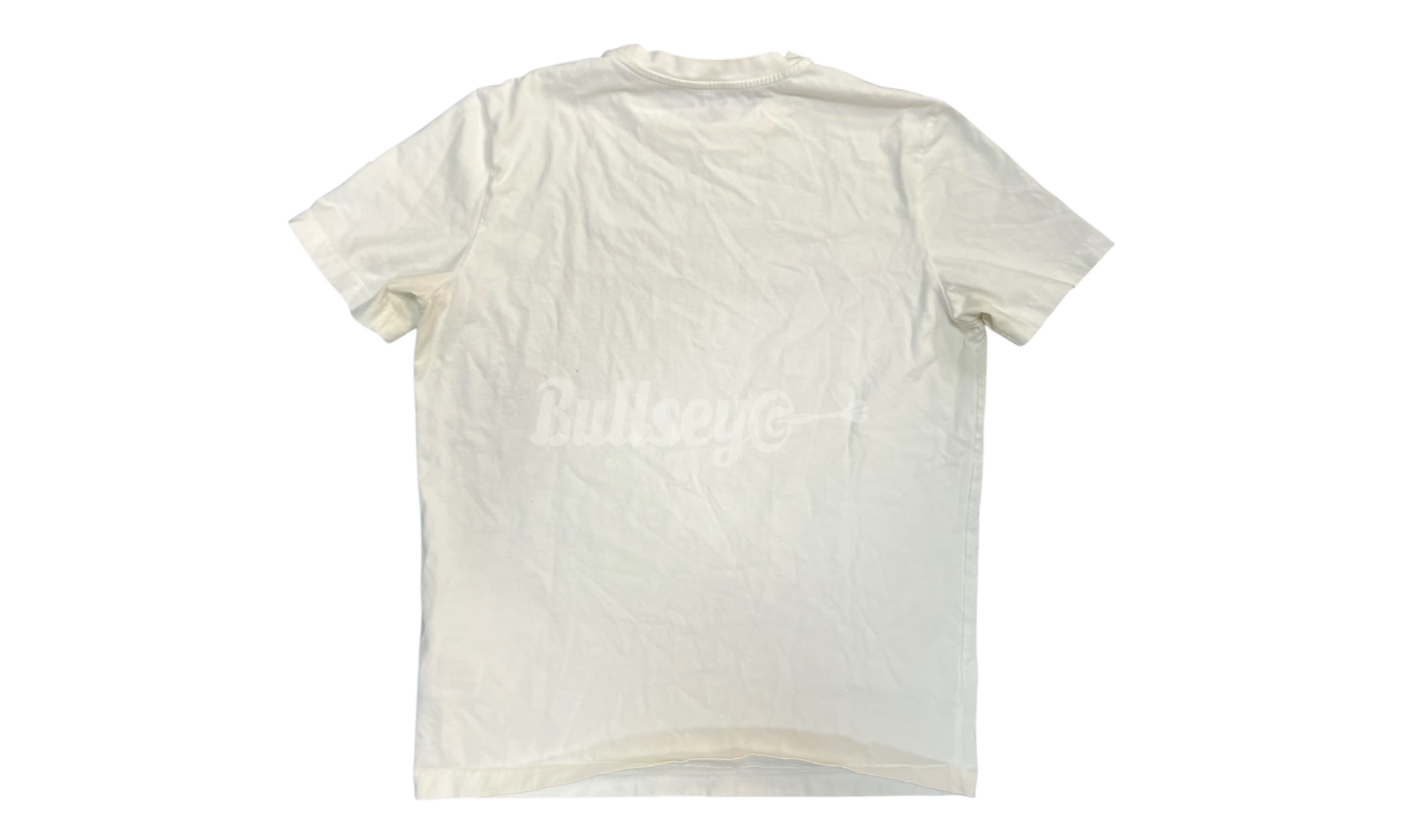 Moncler Flocked Logo White T-Shirt (PreOwned)