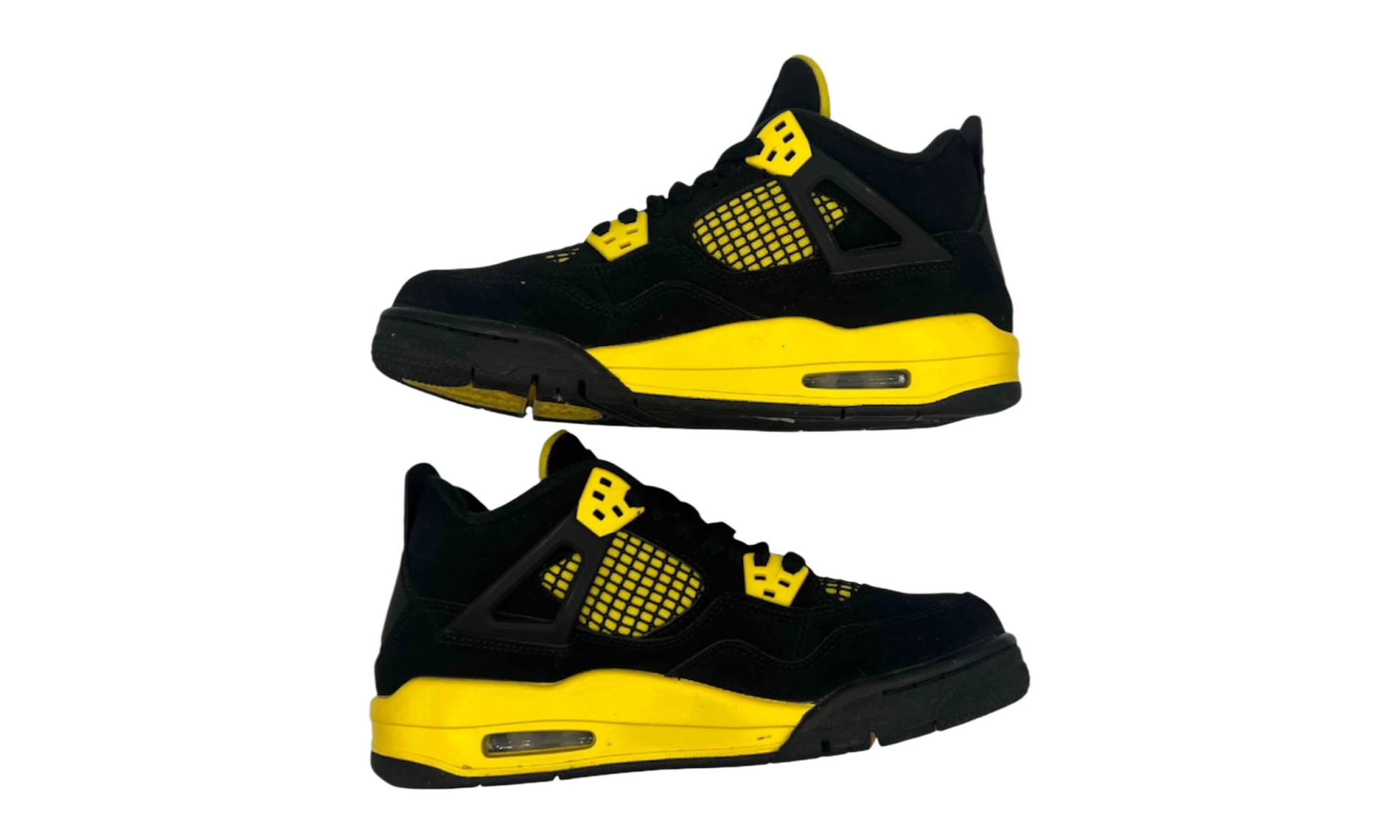 Jordan 4 Retro Thunder (2023) (GS) (Preowned) (No Box)