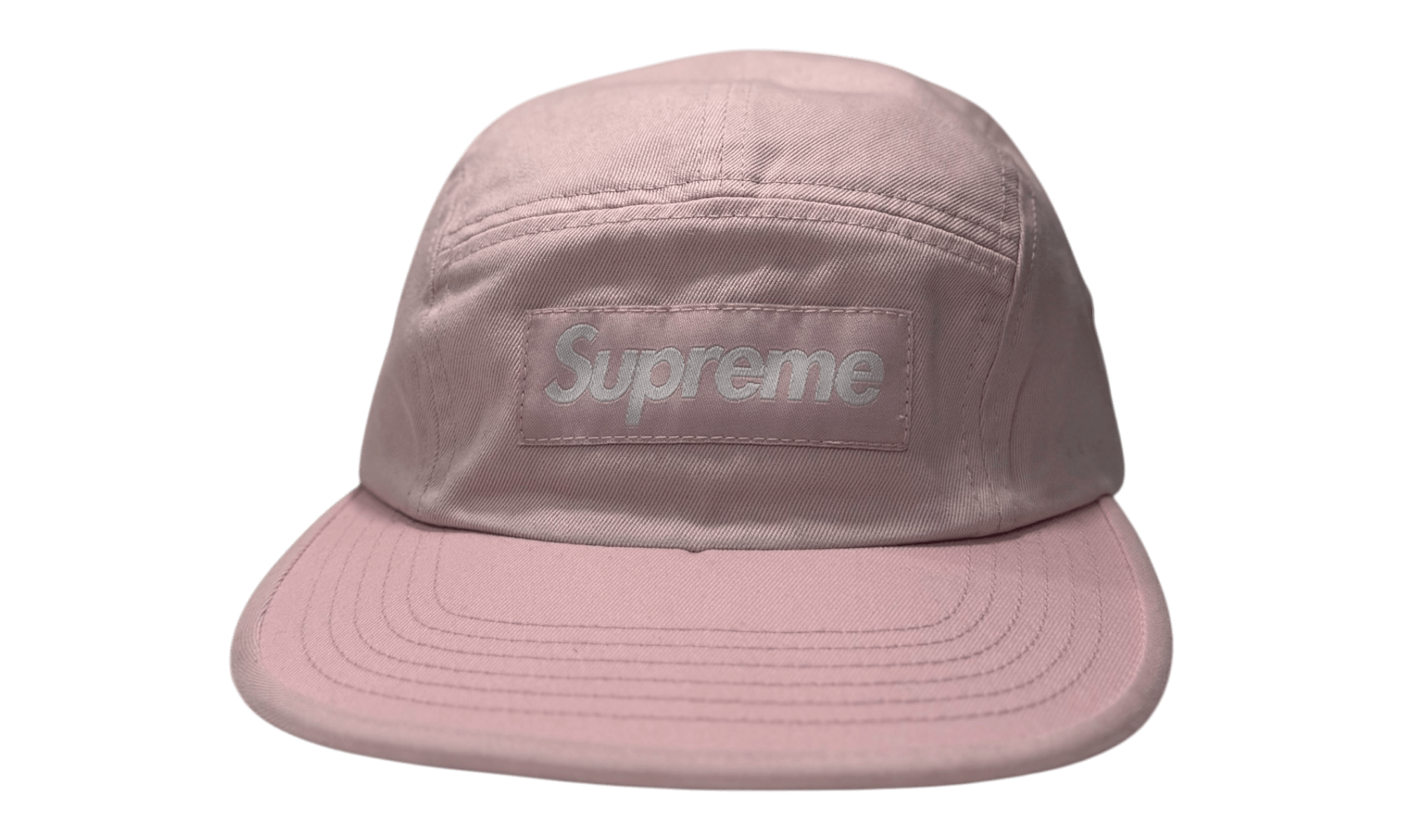 Supreme Washed Chino Twill Camp Cap Pink