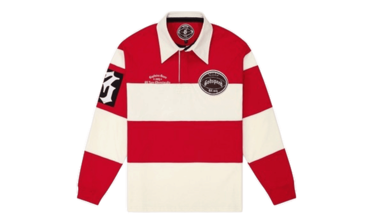 Godspeed Classic Field Rugby Off-White/Red Shirt