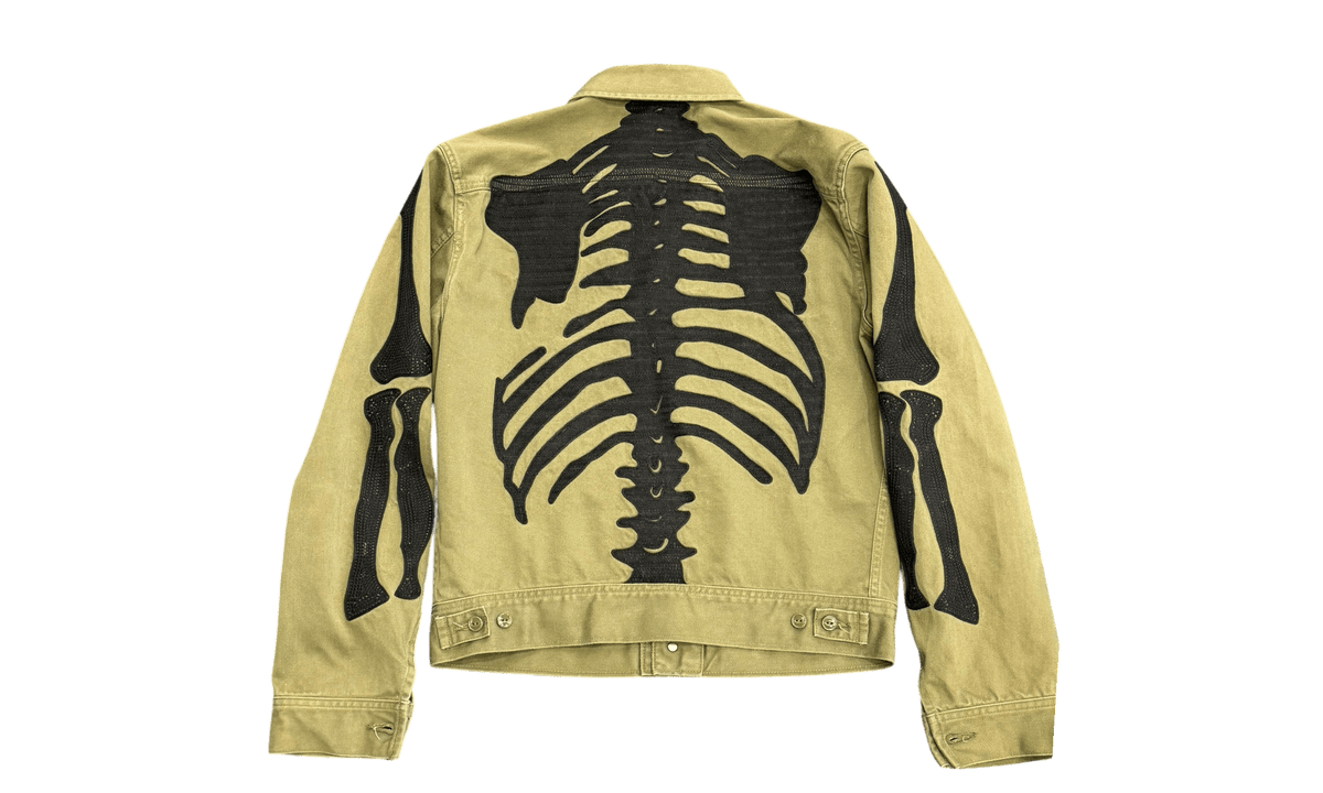 Kapital Bone Appliqued Olive Jacket (PreOwned)