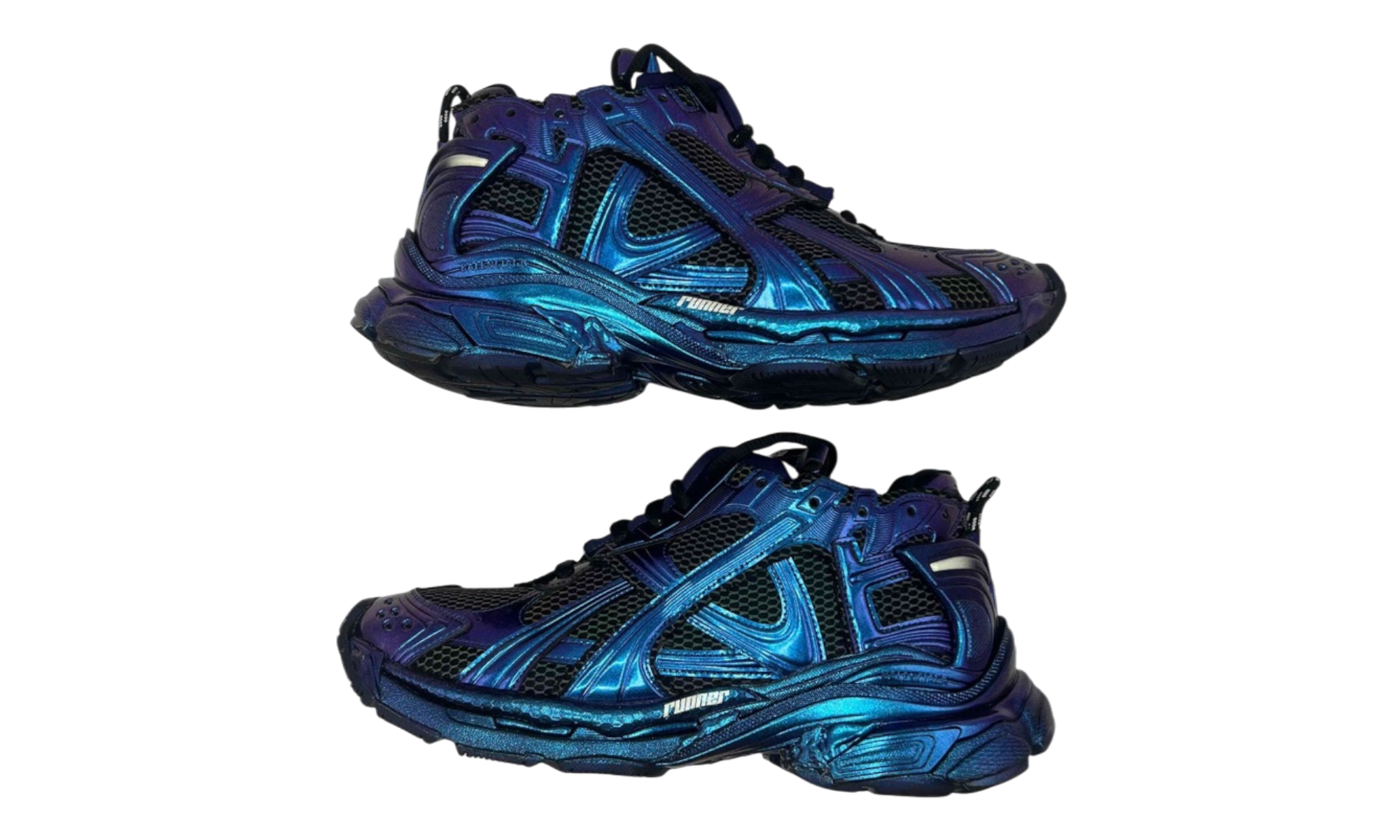 Balenciaga Runner Iridescent Blue (PreOwned) (No Box)